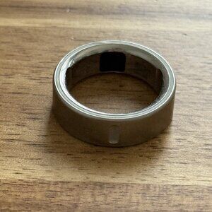Oura Smart Ring Gen 4 Brushed Silver Titanium, Size 10, RING ONLY! Works, Tested